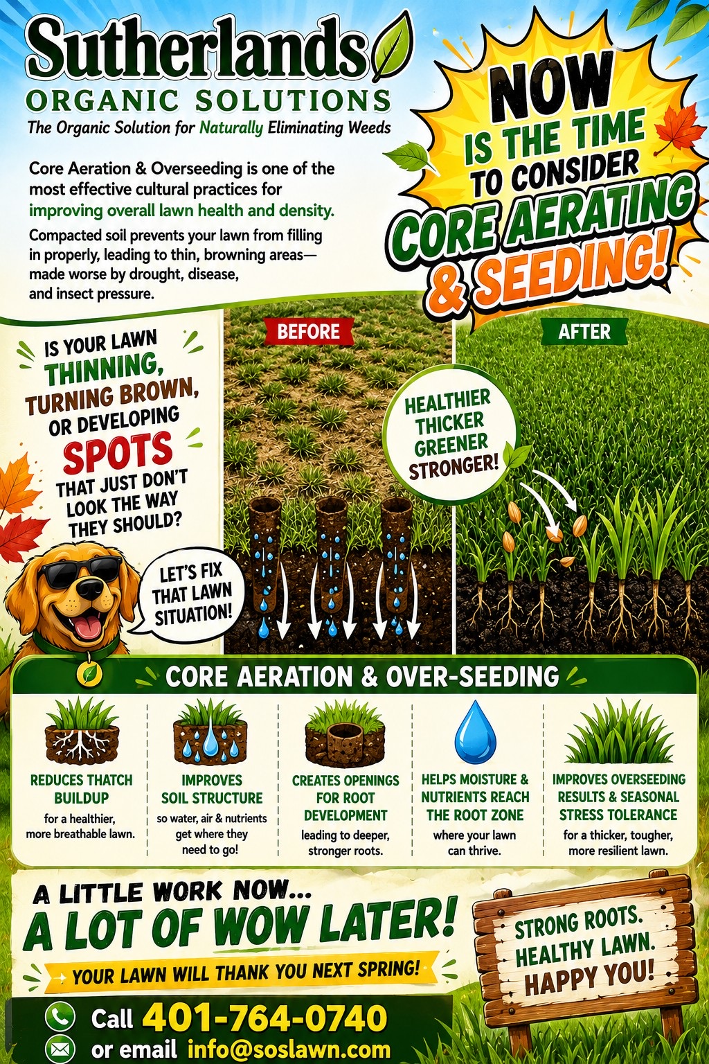 Fall Core Aeration & Over-Seeding