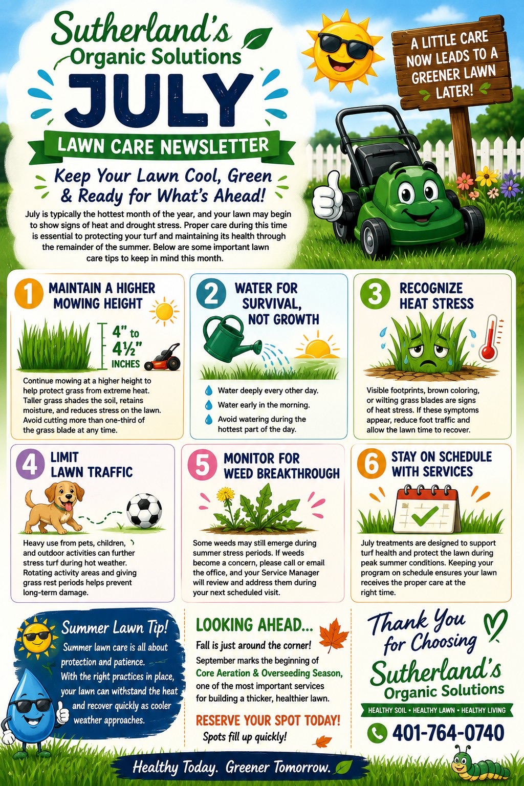 July Lawn Care Newsletter